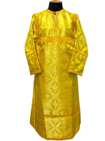 Стихарь ,парча Т (колосок) желтое-золото 130 см