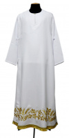 Подризник габардин, вышивка (больш. лист)  54/150см