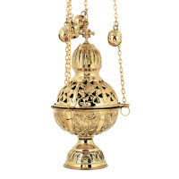 КАДИЛО ↕60см ↑22см ↔11см Латунь Греция (596B)