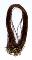 Шнурок для креста с закруткой  (коричневый)