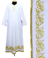 Подризник габардин, вышивка (клевер)  50/150