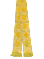 Закладка для Евангелия парча,желтая 9/140 см