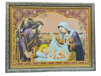 Икона репродукция Святое Семейство 35/45 см