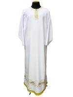 Подризник, габардин, вышивка (лилии) 48/150 см