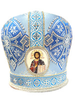 Митра парча (голубое серебро) 57,5р