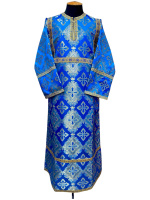 Стихарь пономаря, парчаТ (виноград) ) синее золото 140см