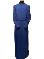 Подрясник греческий лен-габардин (вышивка крест) 48р