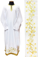 Подризник, габардин, вышивка (мелкий виноград.) 54/145 р