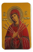 Икона магнит СЕМИСТРЕЛЬНАЯ 5/8 см