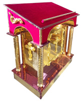 АНАЛОЙ  Центральный ↑120см ↔54см ↕85см  Булат Бархат Сусальне золото