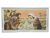 Икона гобелен Святое Семейство 67/127 см