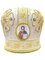 Митра парча Т (белое золото)  58,5 р