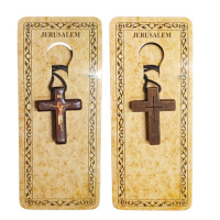 Крестик НАТЕЛЬНЫЙ ↕3.2см ↔2,4см Дерево Лак