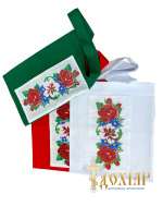 Шопер с вышивкой (габардин)
