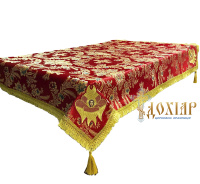 Скатерть напрестольная, парча Т,бахрома 135/140 см