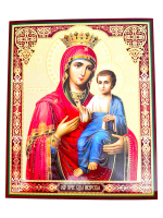 Литография иконы ИВЕРСКАЯ 20/24 см