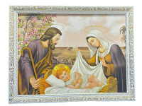 Икона репродукция Святое Семейство 35/45 см