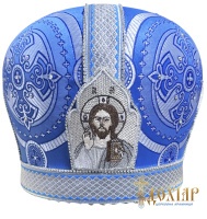 Митра парча (голубое серебро) 58р