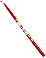 Свеча Иерусалимская парафиновая (красная/1)