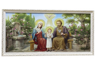 Икона репродукция Святое Семейство (голуб) 37/75