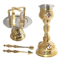 ЕВХАРИСТИЧЕСКИЙ НАБОР 250мл Никель Греция (830В)