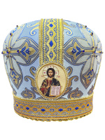 Митра парча (голубое золото) 57,5р