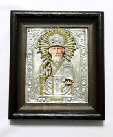 Николай Чудотворец  (гальваника, фотопечать) 25,5/29,5