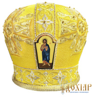 Митра золотистая, парча  (вышивка Крест) 59,5р