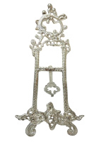 Подставка литая под иконы или книги 16/40 см. Греция (никель)