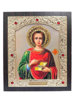 ПАНТЕЛЕИМОН ЦЕЛИТЕЛЬ ↕20см ↔18см ДСП Литография 21-Д-47