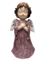 Статуэтка Ангел в молитве цветной 16см