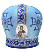 Митра парча (голубое серебро) 56,5р