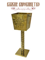 ОГАРОЧНИЦА на ножке ↕63см ↔22.5см ↕22.8см Булат