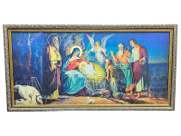 Икона репродукция Рождество Христово 37/75 см