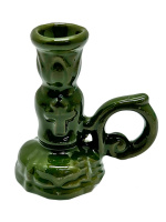 ПОДСВЕЧНИК Зеленый Ферзь ↕6,5см