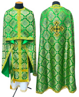 Фелонь греческая парча (пасхальный крест) 52/145