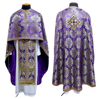 Облачения греческого покроя парча Т (Пасхальный) 54/145