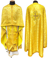 Фелонь греческая парча Т (крест в круге ) 52/145