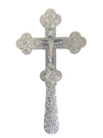 Крест требный (никель) 12\21 см