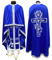 Облачение греческого покроя, королевский атлас, вышивка(  крест с виноградом)52/145