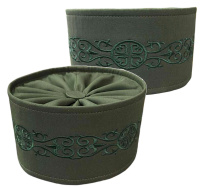 Скуфья греческая, вышивка крест (костюмка)  58р