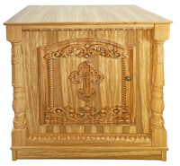 ЖЕРТВЕННИК  ↕102см ↔98см ↕70см   Дуб Шпон 