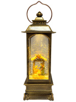 ФОНАРЬ Рождественский ВЕРТЕП LED Музыкальный 28/10см