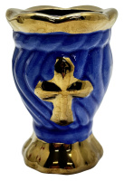 Лампада настольная комбинированая Витая 9см