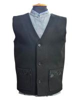 Жилетка кашемир с вышивкой (детская)