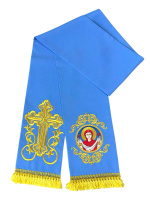 Закладка для Евангелия Покрова ( габардин,  вышивка) 14/140