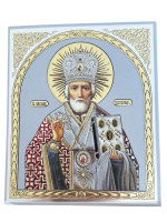 Лик Николай Чудотворец (конгреф, тиснение) 15/18