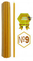 Свеча ВОСКОВАЯ 100%  № 9 1кг (26шт) 