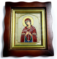Семистрельная икона Божией Матери  №26  21/24 см
