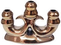 Подсвечник тройник малый БУЛАТ ↕6см